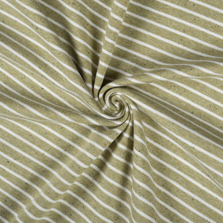 A0720-2 #07 Jersey light khaki stripes with green tips
