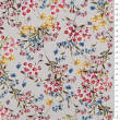 Viscose fabric Meadow on grey T0660#01