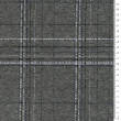 Knitted fabric check GRAY-BLACK 300g