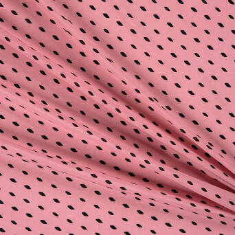 Viscose fabric DROPS ON PINK