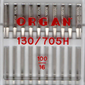 ORGAN - uniwersalne igły do tkanin 10 szt / grubość 100