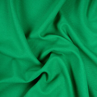 Tkanina len/wiskoza ZIELONY