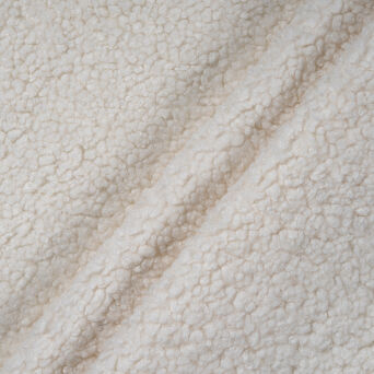 Materiał BARANEK - VANILIA - średni splot