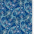 Cotton fabric PREMIUM THISLE ON BLUE #9808-02