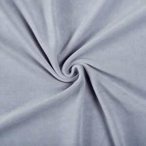 Welur bawełniany - POPIELATY