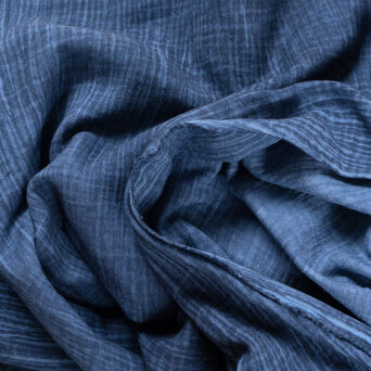 Muślin bawełniany JEANS MARBLE
