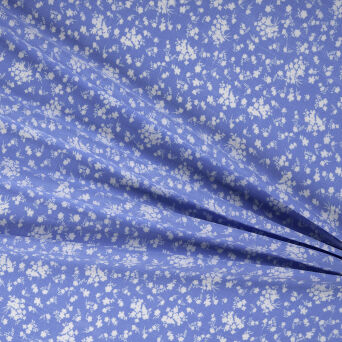 Tkanina wiskoza  ŁĄCZKA - jasny NIEBIESKI