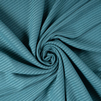 Dzianina prążek DUSTY TURQUOISE 240g