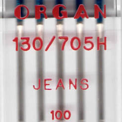 ORGAN - Universal JEANS needles 5 pieces / thickness 100
