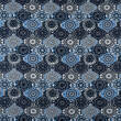 Cotton fabric PREMIUM BLUE MANDALS #44 #03