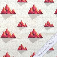 Graphic Mountains - rot