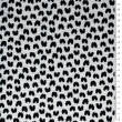 Cotton fabric SEERSUCKER Pebbles on white D02 #01