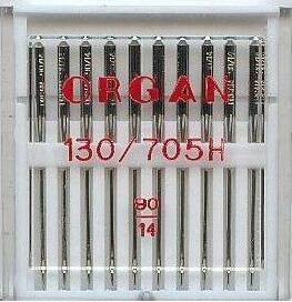 ORGAN - uniwersalne igły do tkanin 10 szt / / grubość 90