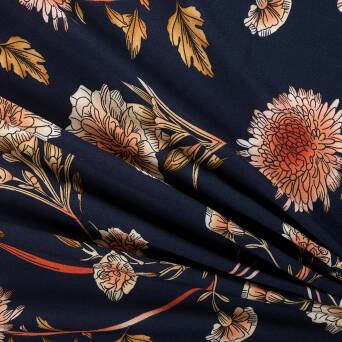 Viscose fabric on NAVY RM19064-2