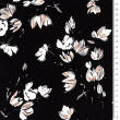 Viscose fabric MAGNOLIES ON BLACK 8712 #03
