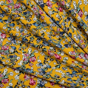Tkanina Wiskoza Small flowers 2126-3