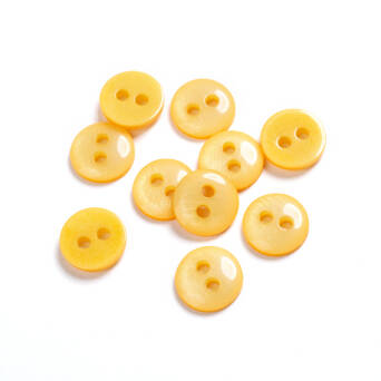 Button - 10 mm VIBRANT YELLOW 2263