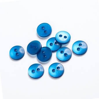 Button - 10 mm SNORKEL BLUE 0697