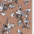 Viscose fabric MAGNOLIES ON BRONZE 8712 #04
