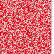 Tkanina wiskozowa LITTLE MEADOW ON RED D2925 #01