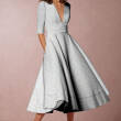 Dress fabric Viscose crepe-dots BEIGE/OFF WHITE