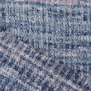 Ribb style fabric BLUE