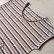 Stripes CAFFE LATTE - 200g knited jersey  >185cm!<