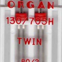 ORGAN - needle TWIN 2 pc. / thickness 80