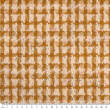 Fabric with wool MUSTARD-BEIGE check