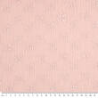 Double Gauze - Cotton muslin EMBROIDERED POWDER PINK JS-02 #19