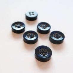 Button - 10 mm navy blue