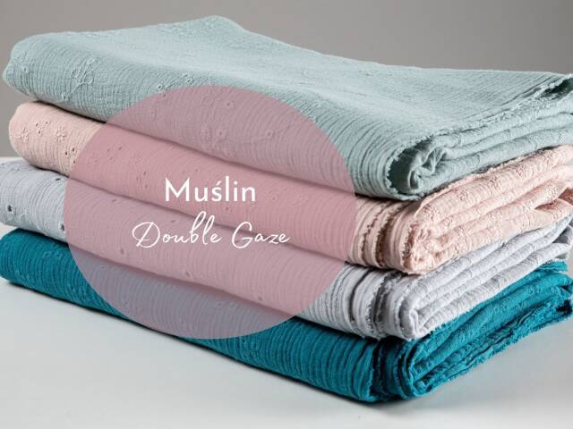 Muślin double gaze - tkanina na upały i nie tylko
