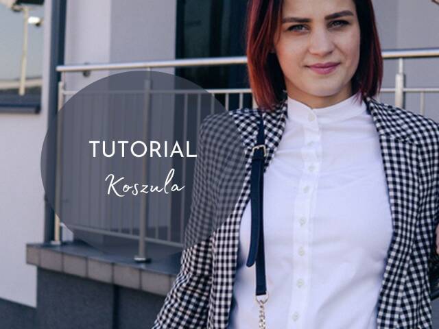 Bawełniana koszula z szerszymi rękawami